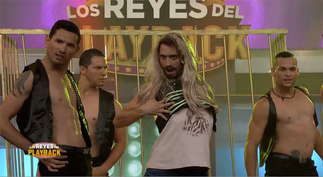 Los tres mejores participantes se enfrentaron en el reto final de Los Reyes del Playback