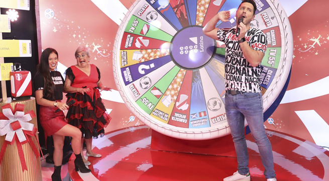 La ganadora del sexto programa probó suerte en la ruleta de El último hincha peruano en Rusia
