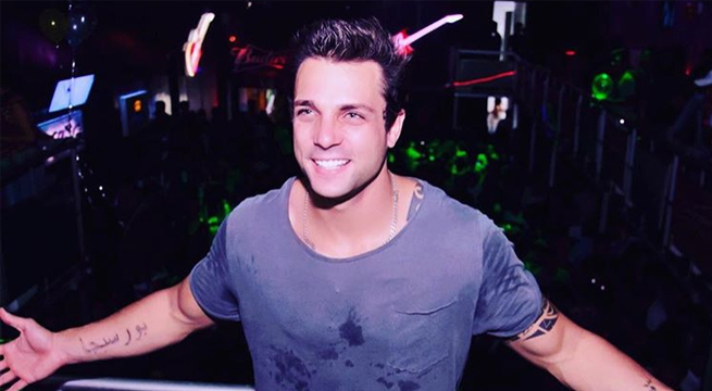 Nicola Porcella estuvo recontra coqueto con chicas en concierto de electrónica