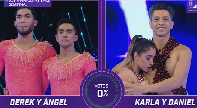 Derek y Ángel se convirtieron en la primera apareja de dos varones en llegar a la final