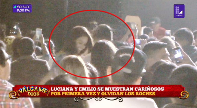 Luciana Fuster y Emilio Jaime se muestran cariñosos por primera vez y se olvidan de los roches