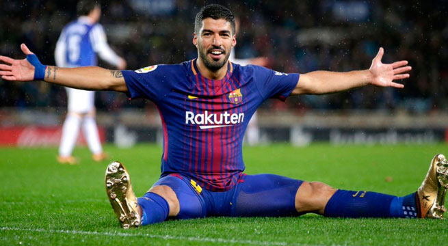 Barcelona y Lionel Messi celebraron así los 31 años de Luis Suárez