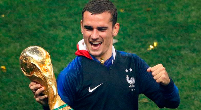 Antoine Griezmann pidió autógrafos a la selección francesa hace 20 años