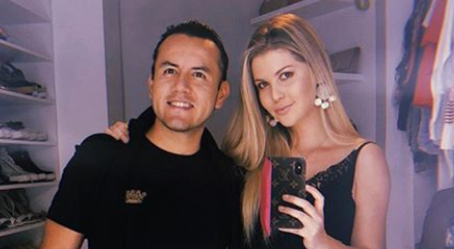 Brunella Horna y Richard Acuña reaparecen juntos pero bien encapuchados, ¿de quién se esconden?