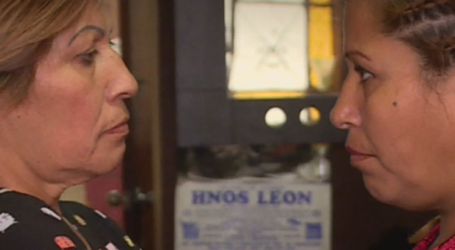 Milagros le dice a su hermana “no puedes botarme, ésta es mi casa”