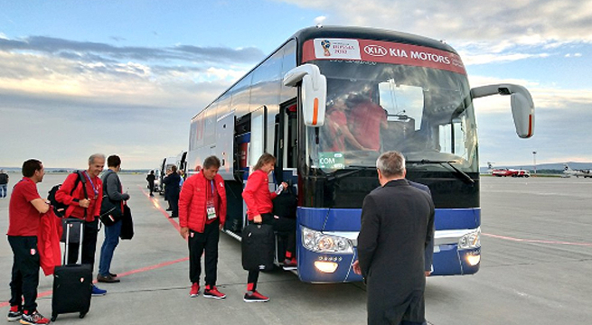 Rusia 2018: Perú llegó a la ciudad de Ekaterimburgo para enfrentar a Francia