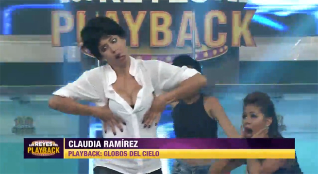 Claudia Ramírez trajo “Los globos del cielo” a Los Reyes del Playback