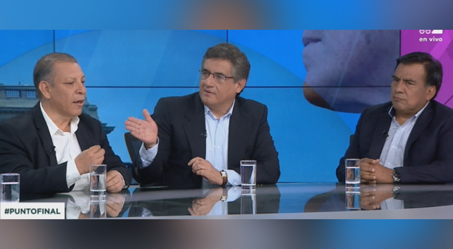 Arana, Sheput y Velásquez Quesquén sostuvieron encendido debate en Punto Final