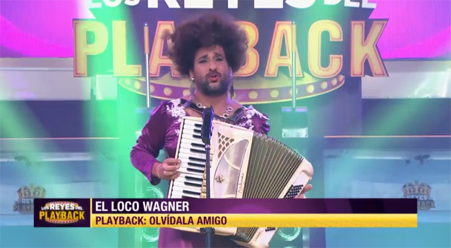 El “Loco” Wagner se presentó imitando a Carmencita Lara