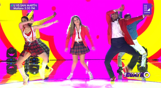 Los Cuatro Finalistas Baile presentó el reto del K-Pop