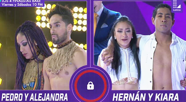 Alejandra Sánchez y Pedro Ibáñez irrumpieron con toda su fuerza en Los Cuatro Finalistas Baile