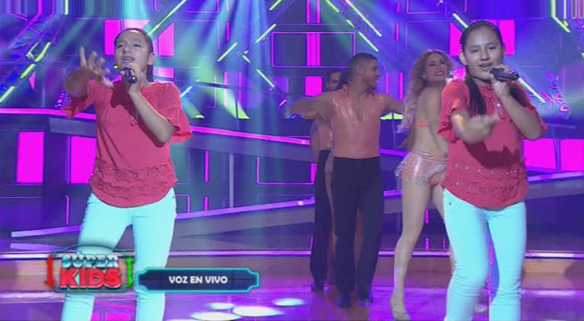 Súper Kids: Las gemelas Tinoco cantaron 