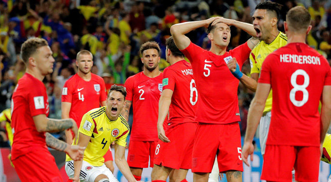 Rusia 2018: Yerry Mina igualó el partido en el último minuto