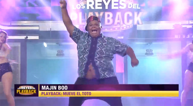 Majin Boo trajo sus ocurrencias a Los Reyes del Playback