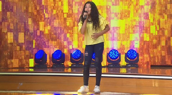 Raysa encantó a todos en Súper Kids con una gran presentación