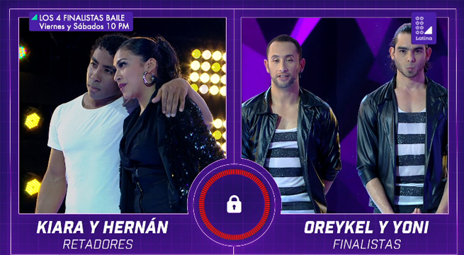 Los Cuatro Finalistas Baile: El último duelo de la noche dejó fuera a Oreykel y Yoni
