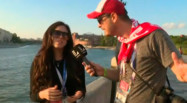 Tengo Algo Que Decirte: Jazmin y Christian Rivero viven la fiesta del Mundial en Moscú