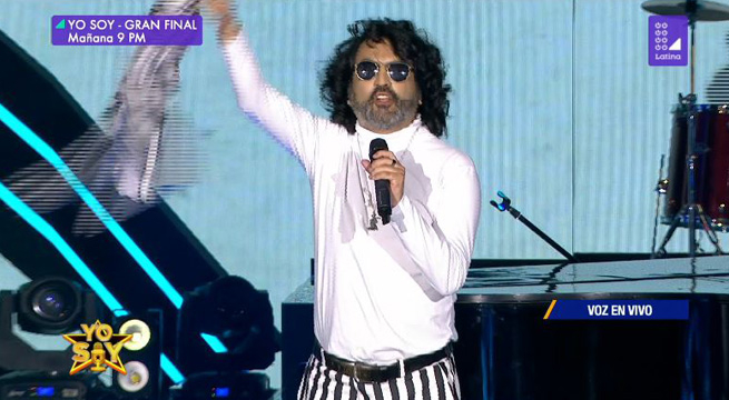 Imitador de Fito Páez retumbó el escenario interpretando 