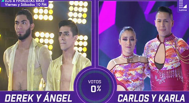 Una nueva pareja conformada por dos varones tomó por asalto el set de Los Cuatro Finalistas Baile