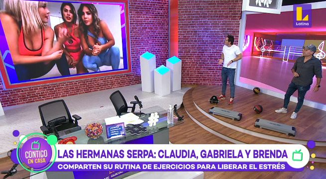 Las hermanas Serpa comparten su rutina de ejercicios