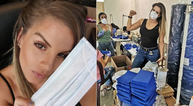 Alejandra Baigorria inicia la fabricación de mascarillas y comparte un sentido mensaje [FOTO]