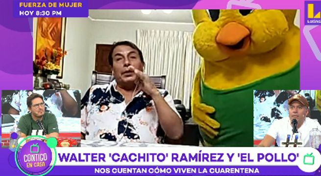 Así pasan la cuarentena Cachito y ‘El Pollo’