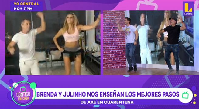 Brenda Carvalho nos da una clase de baile