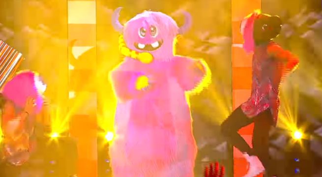 'Monstruo' se lució en el set de La Máscara con 