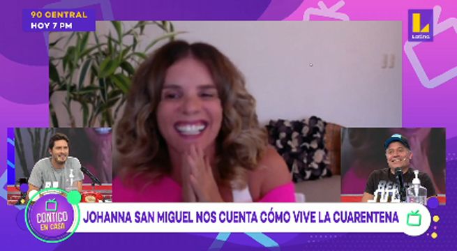 Johanna San Miguel nos cuenta cómo pasa la cuarentena
