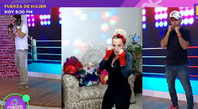 Ana Kohler le enseña a boxear a nuestros conductores