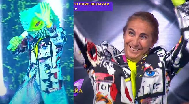 Natalia Málaga sorprendió al estar tras la máscara de la ‘Iguana’