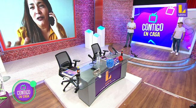 Katia Palma pasó un divertido momento en ‘Contigo en Casa’