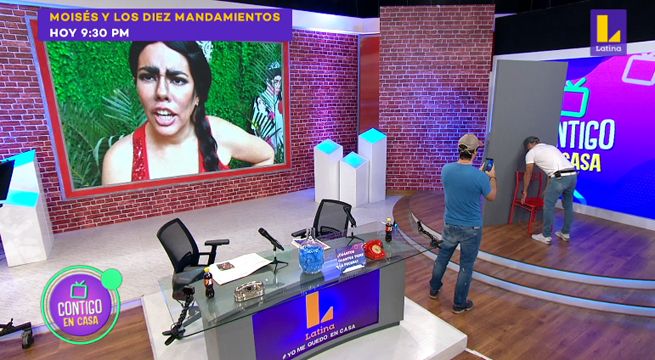 'La Pánfila' pasó un divertido momento en ‘Contigo en Casa’