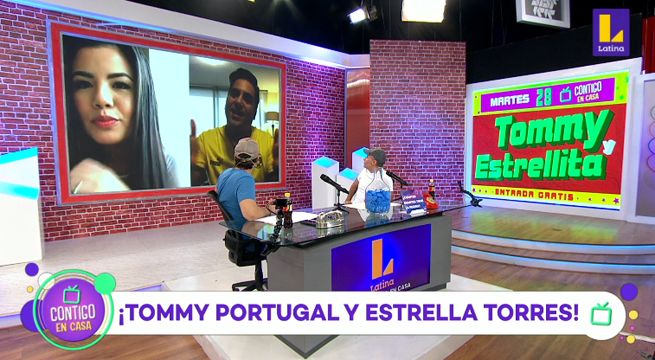 Tommy Portugal y Estrella Torres nos cuentan cómo pasan la cuarentena