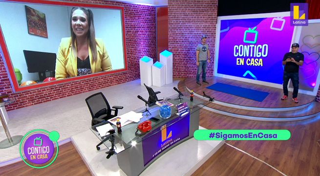 Thais Casalino pasó un divertido momento en ‘Contigo en Casa’