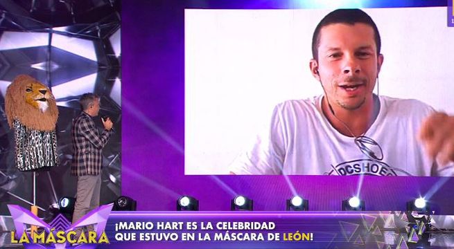 Mario Hart sorprendió al estar tras la máscara del ‘León’