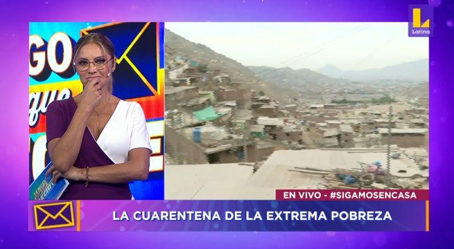 Karina Rivera no pudo evitar conmoverse y lloró al conocer la historia de esta madre