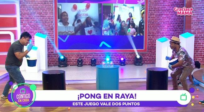 Danny, Martín Farfán y nuestros conductores compitieron en “Pong en Raya”