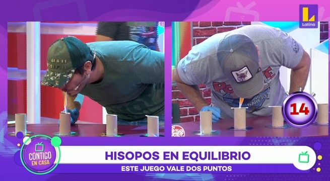 Cristian Rivero y Mathías Brivio se midieron en “Hisopos en Equilibrio”