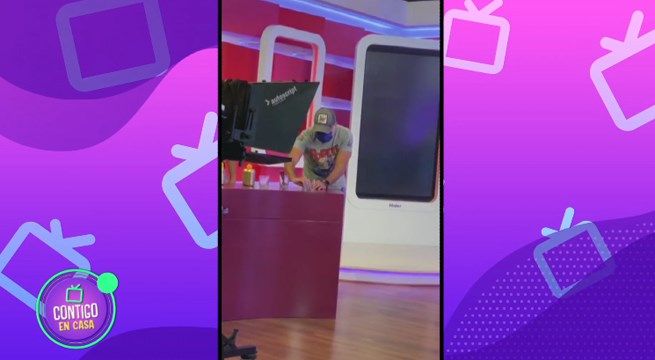 Así ensaya Mathías Brivio los juegos de ‘Cuarentones en Cuarentena’