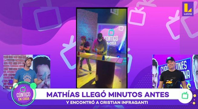 Mathías descubre a Cristian practicando los juegos de ‘Cuarentones en Cuarentena’