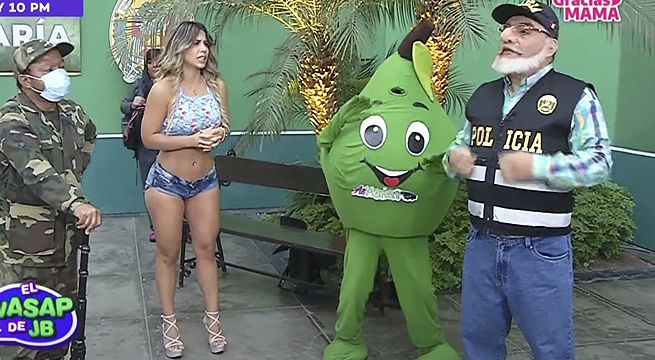 Palta emocionada, el Pollo y el abuelo Pacho cayeron en la comisaría de Lisuratás