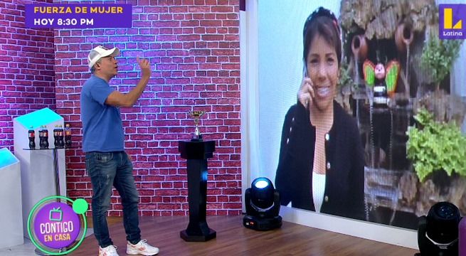 Susan Ochoa pasó un divertido momento en ‘Contigo en Casa’