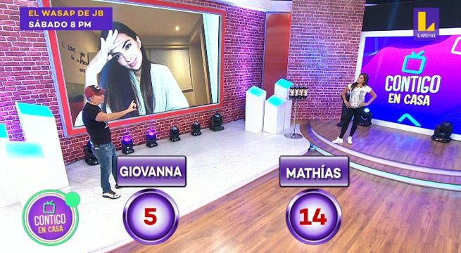 Natalie Vértiz pasó un divertido momento en 'Contigo en Casa'
