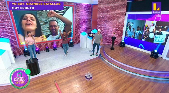 Danny Rosales y Carolain Cawen se enfrentaron a Mathías Brivio