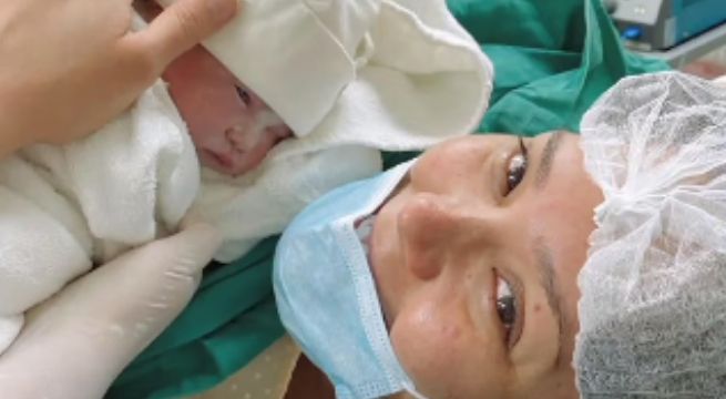 Karen Schwarz nuevamente es mamá: Ezio reveló detalles del nacimiento de Cayetana