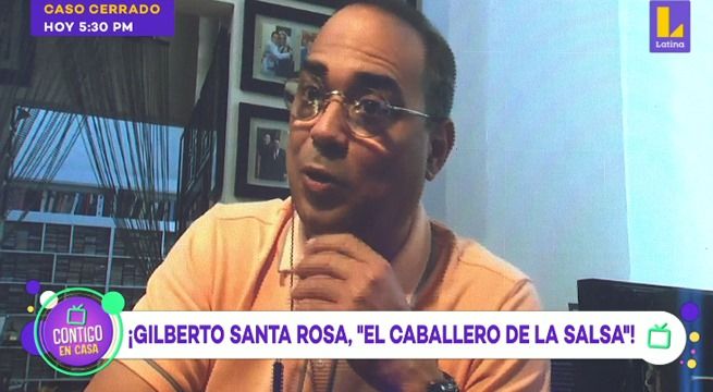 Gilberto Santa Rosa pasó un divertido momento en ‘Contigo en Casa’
