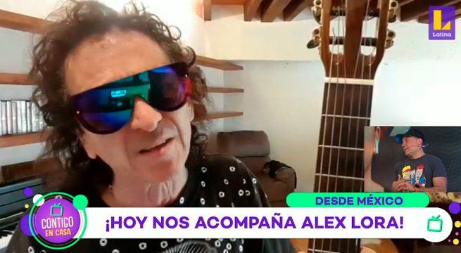 Alex Lora pasó un divertido momento en ‘Contigo en Casa’