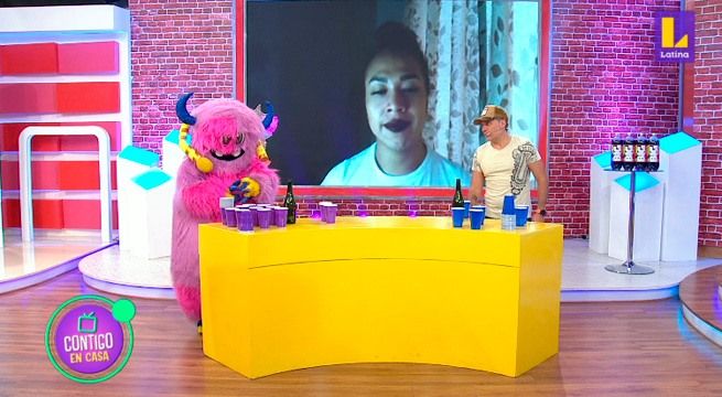 ‘Monstruo’ y 'Diva del Mar' se enfrentaron a Mathías Brivio en ‘Contigo en Casa’