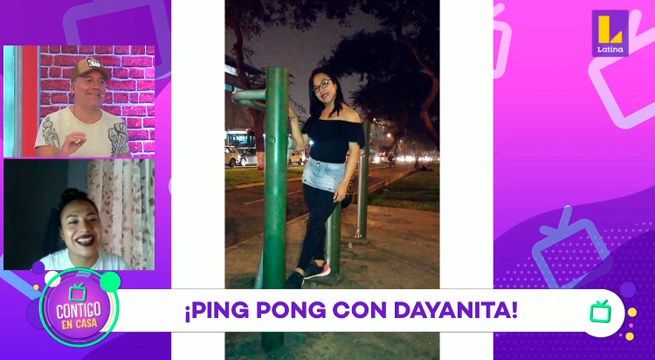 Dayanita pasó un divertido momento en ‘Contigo en Casa’